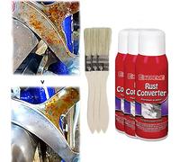 Dzhzuj Car Chassis Rust Converter,Multi-Purpose Rust Remover Rust Inhibitor Derusting Spray,for Car Chassis Derusting,Car Rust Remover for Car SUV Truck with Brush (300ml)