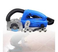 DzkZen Herramienta para Remover Lechada De 1200 W Y 9000 RPM, MáQuina EléCtrica para Remover Lechada De Azulejos, para Rejuntar Y Limpiar El Cemento Viejo Entre Azulejos De CeráMica StandardwithB