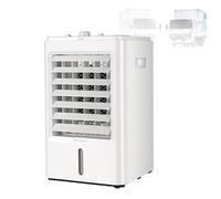 DzkZen Mini Aire Acondicionado PortáTil para Autocaravanas, Enfriador Evaporativo con Control Remoto, 3 Velocidades De Viento Y Temporizador, para Autocaravanas Y Camiones 12V