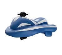 DzkZen Moto De Agua Hinchable con Motor 250w, Barca Hinchable, 6-8 Km/H, Inflable, PortáTil Y Plegable, para Lagos Tranquilos, Acampadas, Viajes En Autocaravana Blue