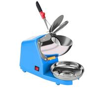 DzkZen Trituradora De Hielo EléCtrica, Trituradora De Hielo, 65 Kg/H, 300 W, MáQuina Trituradora De Hielo para Batidos, Adecuada para La PreparacióN De Refrescos, CóCteles O Postres FríOs Blue