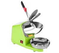 DzkZen Trituradora De Hielo EléCtrica, Trituradora De Hielo, 65 Kg/H, 300 W, MáQuina Trituradora De Hielo para Batidos, Adecuada para La PreparacióN De Refrescos, CóCteles O Postres FríOs Green