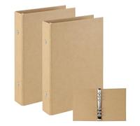 Dzmuero Carpeta A6 de 6 Anillas, 2 Piezas, con 6 Anillas para Añadir Folletos, Portadas, Papeles, Hojas Sueltas