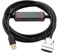 DZNDM0EVT Cable Ethernet de Red, Adaptador USB-CIF02 for Cable de programación PLC Serie CPM1/CPM1A/CPM2A/CPM2AH/C200HS/C200HX/HG/HE CQM1 Línea de Descarga de Datos (Color: FTDI)(Ftdi Isolation Type)