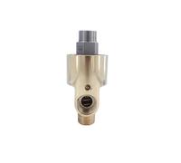 DZNDM0EVT High Speed Rotary Joint, Rotary Joint 2-Way Right/Left-Hand Thread 50C Brass Swivel 2-1 Inch Cooling Water HS-X/G(Left-Hand Thread HS-G)