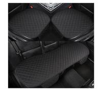 DZNEFYUP Fundas Asientos Cojín Coche Acolchado Lino Sin Respaldo Juego Universal Tres Piezas Cuatro Estaciones Funda Asiento Coche(3)