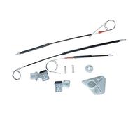 DZNEFYUP Kit De Reparación De Regulador De Ventanilla 6Q3837461 6Q3837462 Puerta Delantera Izquierda O Derecha Para VW Para POLO 9N Saloon 3 Puertas Elevalunas(FRENTE DERECHO)