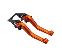 DZNEFYUP Palanca Freno Embrague para Z750 2007-2012 Palanca De Embrague Freno Mango Ajustable Motocicleta(Naranja)