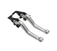 DZNEFYUP Palanca Freno Embrague para Z750 2007-2012 Palanca De Embrague Freno Mango Ajustable Motocicleta(Negro Plata)