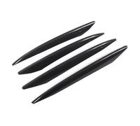 DZNEFYUP Para Mercedes Para Benz Grade E W213 E200 E300L 2016 2017 4 Piezas Tiras Luz Antiniebla Delantera Coche Cubierta Protectora Embellecedora Rejillas de radiador delanteras(Negro)