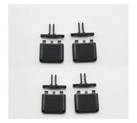 DZNEFYUP Para Toyota Para Land Cruiser Para Prado LC150 2010-2017 Ventilación Aire Acondicionado A/C Salida Aire Acondicionado Tab Clip 4 Uds Rejillas de radiador delanteras(Negro)