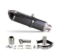 DZNEFYUP Silenciador Escape Motocicleta para B&MW F850GS C650 para Sport C600 GT F850 GS C 600 650 Silenciador Escape Motocicleta con Tubo Asesino DB 470mm 51mm(A)