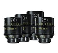 DZOFILM Cine Lens Vespid Prime 4-Lens Kit (35/50/125 T2.1 + Macro 90 T2.8) Metric