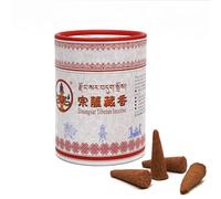 Dzongsar - Conos de incienso tibetano, hierbas naturales, aproximadamente 60 unidades, 3.9 x 2.9 pulgadas, prensados a mano, bienestar holístico