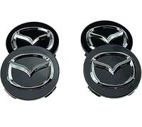 DZPFDC 4 Piezas Tapas centrales para Mazda CX-60 56MM,Tapacubos De Centro,Tapacubos Centrales Llantas,Coche Rueda Centro Tapas,Tapa de Cubo de Rueda,B