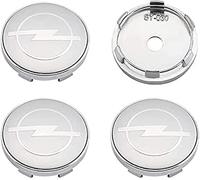 DZPFDC 4 Piezas Tapas centrales para Opel Antara 56MM,Tapacubos De Centro,Tapacubos Centrales Llantas,Coche Rueda Centro Tapas,Tapa de Cubo de Rueda,A