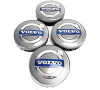 DZPFDC 4 Piezas Tapas centrales para Volvo XC60 NE 2018-2023,60MM,Tapacubos De Centro,Tapacubos Centrales Llantas,Coche Rueda Centro Tapas,Tapa de Cubo de Rueda