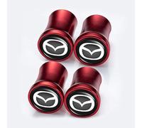 DZPFDC 4 Piezas Tapas para válvulas para Mazda 6,Tapones de Válvulas de Rueda,Tapas de Polvo de Rueda,Accesorios a Prueba de Polvo