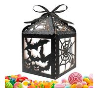 DzpKrka Cajas de Halloween | Suministros de fiesta de papel murciélago,Bolsa de regalo y caramelos para Halloween - para aperitivos de caramelo mesa estante cocina bar aula casa embrujada