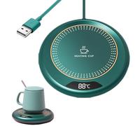 DzpKrka Calentador De Tazas | 3 Niveles De Temperatura Calienta Tazas 20W | Base Térmica Eléctrica Ajustable para Vela Té Leche Bebida,Calentamiento De Alimentos Leche Y Té