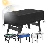 DzpKrka Funda Protectora Para Mesa De Fútbol,Protector Con Hebillas Antiviento - Protector de Muebles de Exterior Resistente al Agua y UV para Patio Jardín Terraza Interior