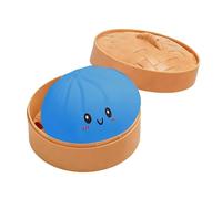 DzpKrka Giant Glitter Dumpling Soft 8,5 Cm Glitter Dumpling Soft with Box, Mysterys Squishys Dumplings Box, Bolas De Apretón para Aliviar El Estrés,para Hombres, Mujeres, Niños, Aula, Hogar