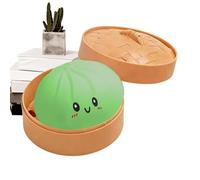 DzpKrka Giant Glitter Dumpling Soft 8,5 Cm Glitter Dumpling Soft with Box, Mysterys Squishys Dumplings Box, Bolas De Apretón para Aliviar El Estrés,para Hombres, Mujeres, Niños, Aula, Hogar