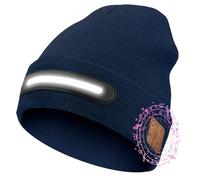 DzpKrka Gorro Inalámbrico - Seguridad Nocturna Recargable - Gorro De Música Inalámbrico con Luz,para Hombres Niños Niñas Novio Adolescentes Gimnasio Viaje Desplazamiento Senderismo