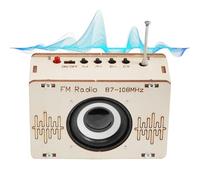 DzpKrka Kit De Radio para Niños - Kit De Proyecto Electrónico De Madera para Montar,De Audio Portátil para Niños, Jóvenes, Adultos, Chicos, Chicas, Construcción, Coche, Familia, Amigos Y Cumpleaños