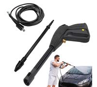 DzpKrka Kit Nettoyeur Haute Pression M14 Avec喷头 Et 5m Tuyau - Parfait Pour Voiture, Jardin, Sol - Réglable Et Durable - Arrosage Et Nettoyage Efficace