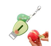 DzpKrka Mini Pelador de Frutas - Herramienta de Pelado de Hoja Retráctil | Pelador de Zanahoria Portátil Llavero | Para Cocineros Principiantes Viajeros Camping Picnic Patatas Calabacín