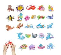DzpKrka Puzles 3D - Juguete de Papel Educativo de 25 Piezas,Creativo | para Preescolar Jardín de Infantes Aula Juego en Familia Viaje Hogar Patio