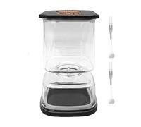 DzpKrka Tarros para Encurtidos con | Almacenamiento De Alimentos Con Colador Integrado - Frasco Hermético De Encurtidos Y Aceitunas - para Cocina Harina Azúcar Café Avena Ensalada Caramelos