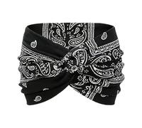 dzqad Bandas De Pelo Bohó Para Mujeres, Turbante Retorcido Para Cabello, Diademas Transpirables y Estilosas para Mujeres Novias Bodas Carrera Chicas Festivales Música Yoga Ropa Casual Ciclismo