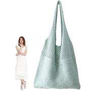 dzqad - Bolso de mano de playa para mujer, diseño de de , estilo retro, de , para mujer, bolso de playa de verano, para madre, hija, amante o amigo, verde claro, Se référer au descriptif