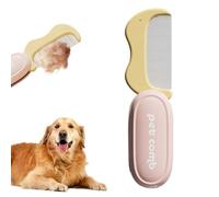 dzqad - Cepillo para perros anticaída | Cepillo anticaída para perros, peine para pelo de gato - Quita pelos plegable y desmantelamiento bajo cerdas largas cortas limpieza baño gatito