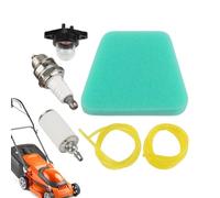 dzqad Filtro de Aire para Cortadora de Césped | Filtro para Desbrozadora de,Kit De Bujía Y Manguera, Accesorios Para Cortacésped Mantenimiento De Equipos Agrícolas Y Herramientas De Jardinería