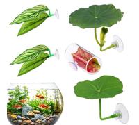 dzqad Hamaca para Peces Betta - Zona de Desove para Peces | Set de Áreas de Desove Natural para Acuario con Cama de Cría para Guppys y Decoración