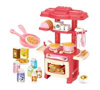 dzqad Juego De Cocina para Niños Y Niñas - Set de Utensilios Culinarios para Niños - Juguetes de Cocina de Simulación Infantil - para Casa Viaje Aula Preescolar Jardín De Infancia Guardería Y Fiesta