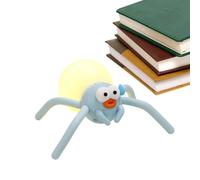 dzqad - Lámpara nocturna de Halloween araña decorativa con patas flexibles | Luz nocturna decorativa articulada para mesilla de noche, oficina, casa, dormitorio, cocina,
