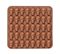dzqad Moldes de silicona de Halloween | Molde para cráneo de fondant | de silicona antiadherente para jaleas y adornos de caramelo de Halloween