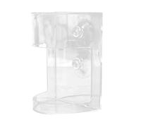 dzqad para Pecera - Dispensador Transparente De Alimento Para Peces Betta - Plato de Alimentación Antideriva con Ventosa de Gran Capacidad para Camarones, Alevines y Peces Betta en Agua Dulce y Salada