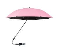 Dzqad Parasol Para Cochecito De Bebe, Sombrilla Para Cochecito De Bebe, Sombrilla Para Niños, Sombrillas Carrito Bebes, Parasol Para Silla De Paseo, Rosa