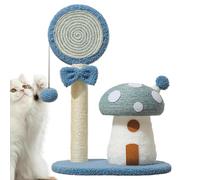 dzqad Scratcher de Gato de champiñones, Torre de Escalada de Gatos de champiñones,Scratch Post Indoor Linda Torre Juguete Interactivo | Pictos de rascado de estables Junta de sisal para Sala de