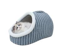 dzqad Zapatilla de Cama para Gatos, Cueva para Camas para Mascotas para Gatos,Sofá Cama y Relajante para Mascotas | Zapatilla acogedora para Mascotas de Interior, acogedora Cama escondida para