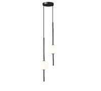 DZQWLL Lámparas Colgantes Doradas, lámpara de Techo de latón, Luces Colgantes con Pantalla de Vidrio de Leche, lámpara Colgante de 1 luz para Isla de Cocina, Comedor, Dormitorio