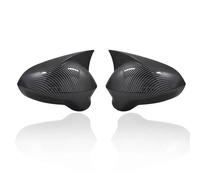 DZSCHUNLUSM Cubiertas retrovisore para Seat para Leon MK2 2009-2012 Cubierta Espejo Retrovisor Lateral Tapa ala Embellecedor Caja Puerta Exterior Tapas Cubierta Espejo(Modelo Fibra Carbono)