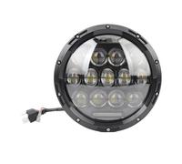 DZSCHUNLUSM Faros delanteros moto Accesorios Montaje Faro Delantero LED Universal Motocicleta Para Road King 7 Pulgadas Conjunto faro Motocicleta