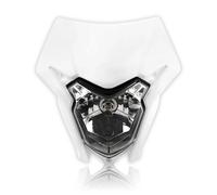 DZSCHUNLUSM Faros delanteros moto Para CRF 150 230 250 300 450 Accesorios Faro Delantero Motocicleta Plástico Conjunto faro Motocicleta(BLANCO)