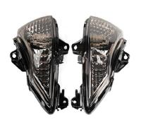 DZSCHUNLUSM Faros delanteros moto Para KAWASAKI Para Ninja 650R Para EX650 Para ER6N Para ER-6N Para ER-6F 2009-2011 Indicador Señales Giro Delanteras Motocicleta Conjunto faro Motocicleta(Smoke)